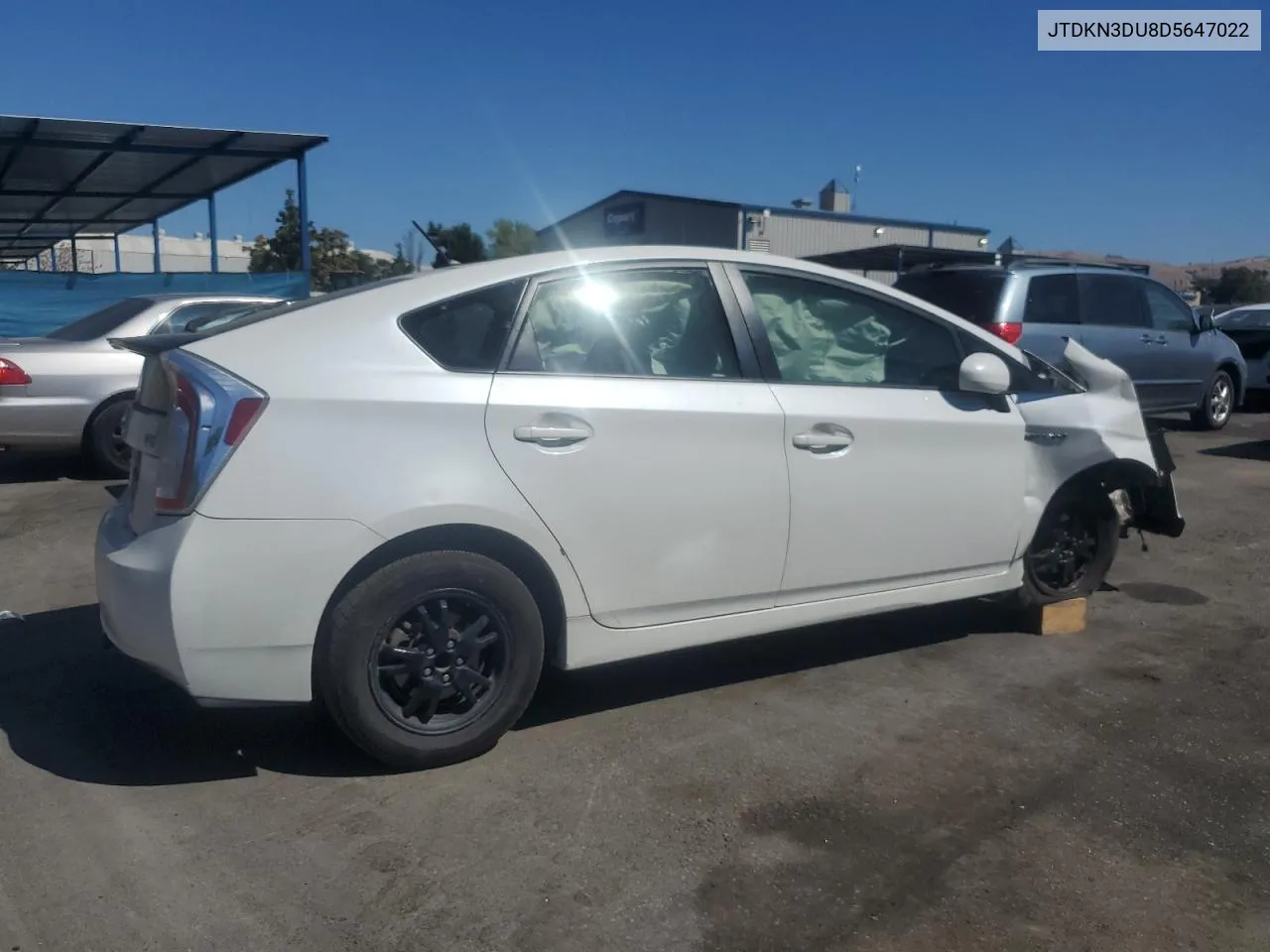 2013 Toyota Prius VIN: JTDKN3DU8D5647022 Lot: 69142294