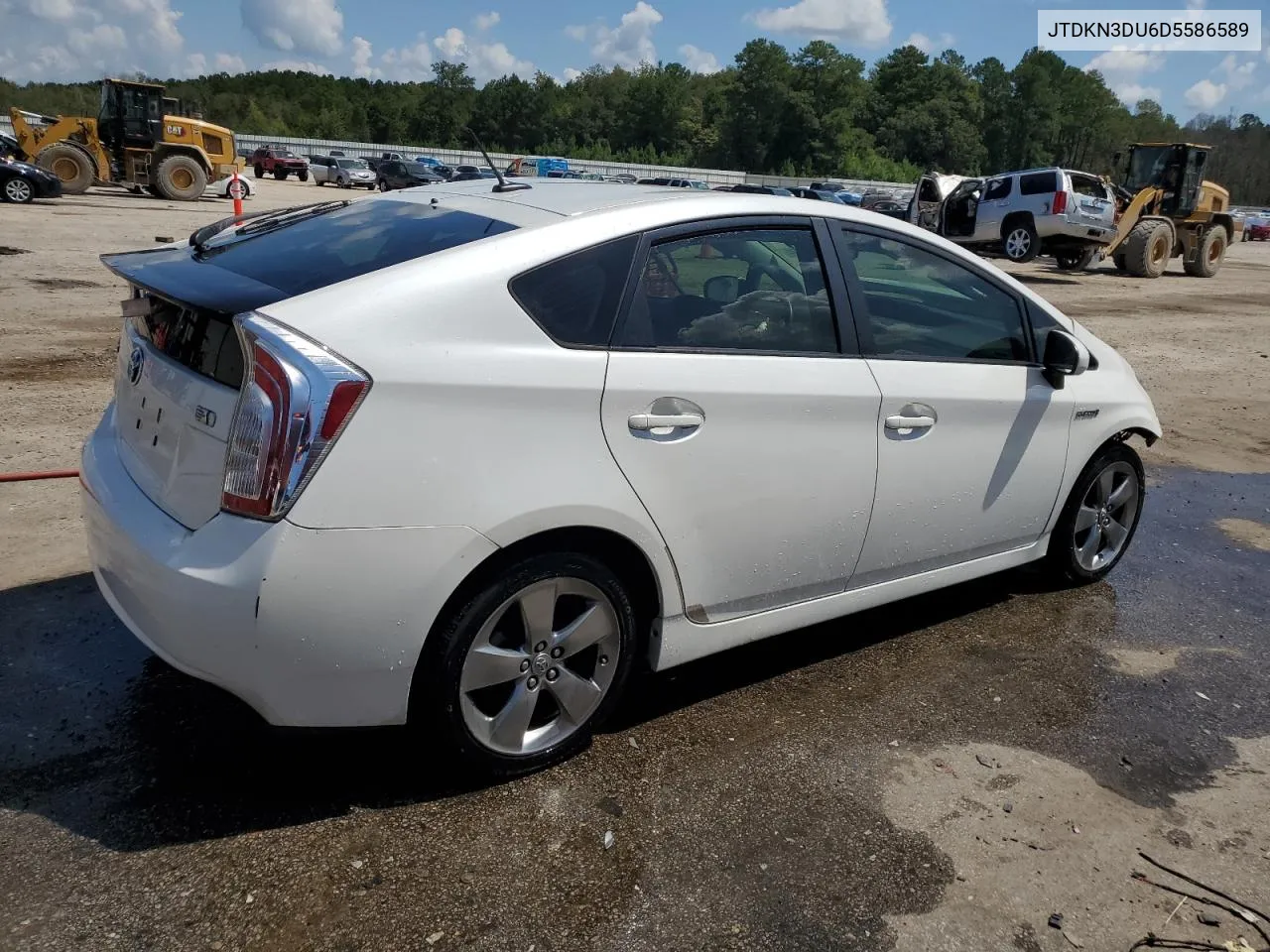 2013 Toyota Prius VIN: JTDKN3DU6D5586589 Lot: 69263874