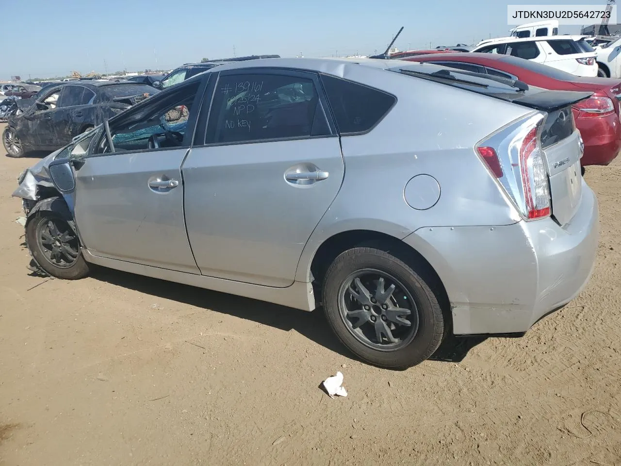 2013 Toyota Prius VIN: JTDKN3DU2D5642723 Lot: 69319554