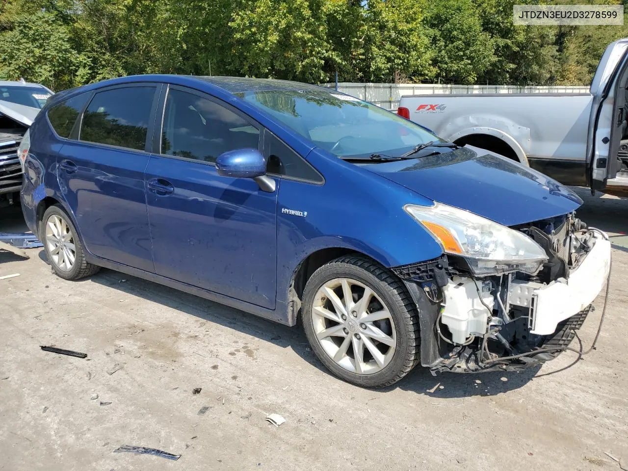 2013 Toyota Prius V VIN: JTDZN3EU2D3278599 Lot: 69399414