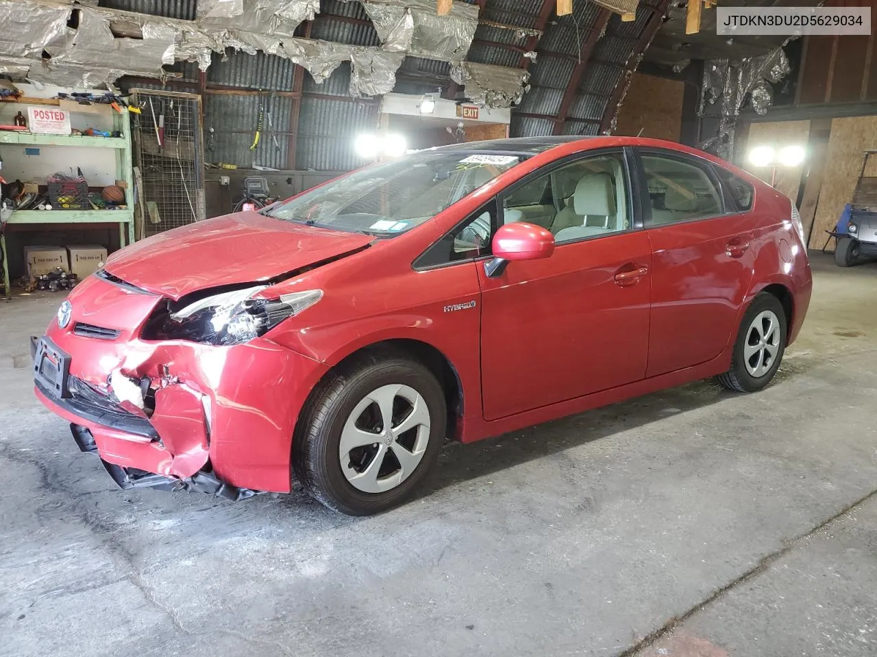 2013 Toyota Prius VIN: JTDKN3DU2D5629034 Lot: 69489434