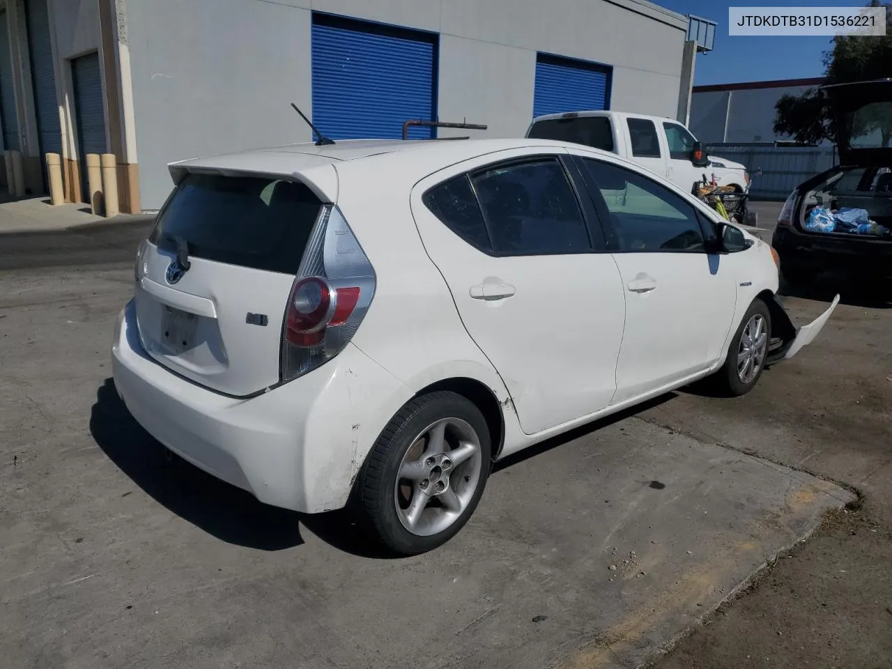 JTDKDTB31D1536221 2013 Toyota Prius C