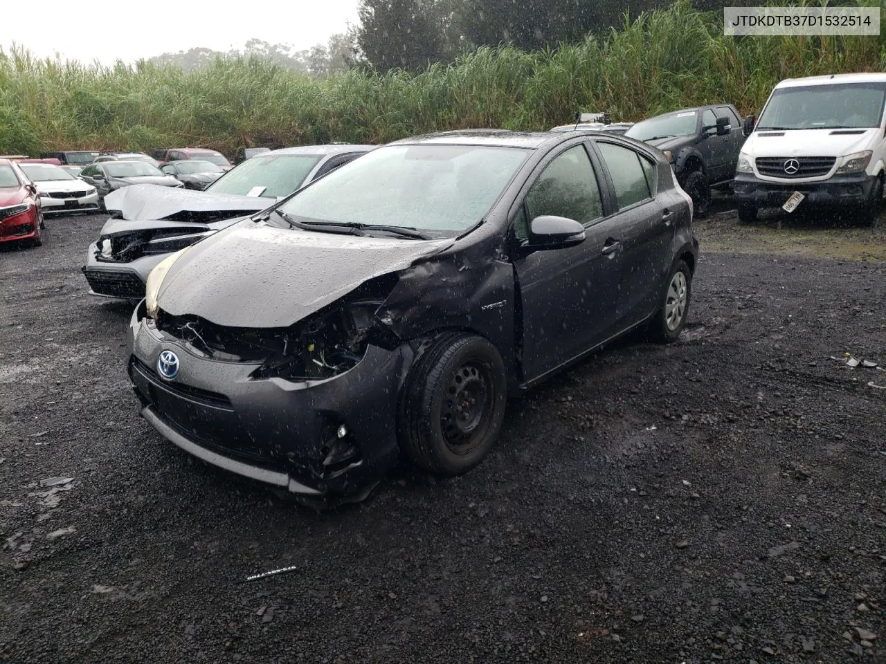 2013 Toyota Prius C VIN: JTDKDTB37D1532514 Lot: 69536534