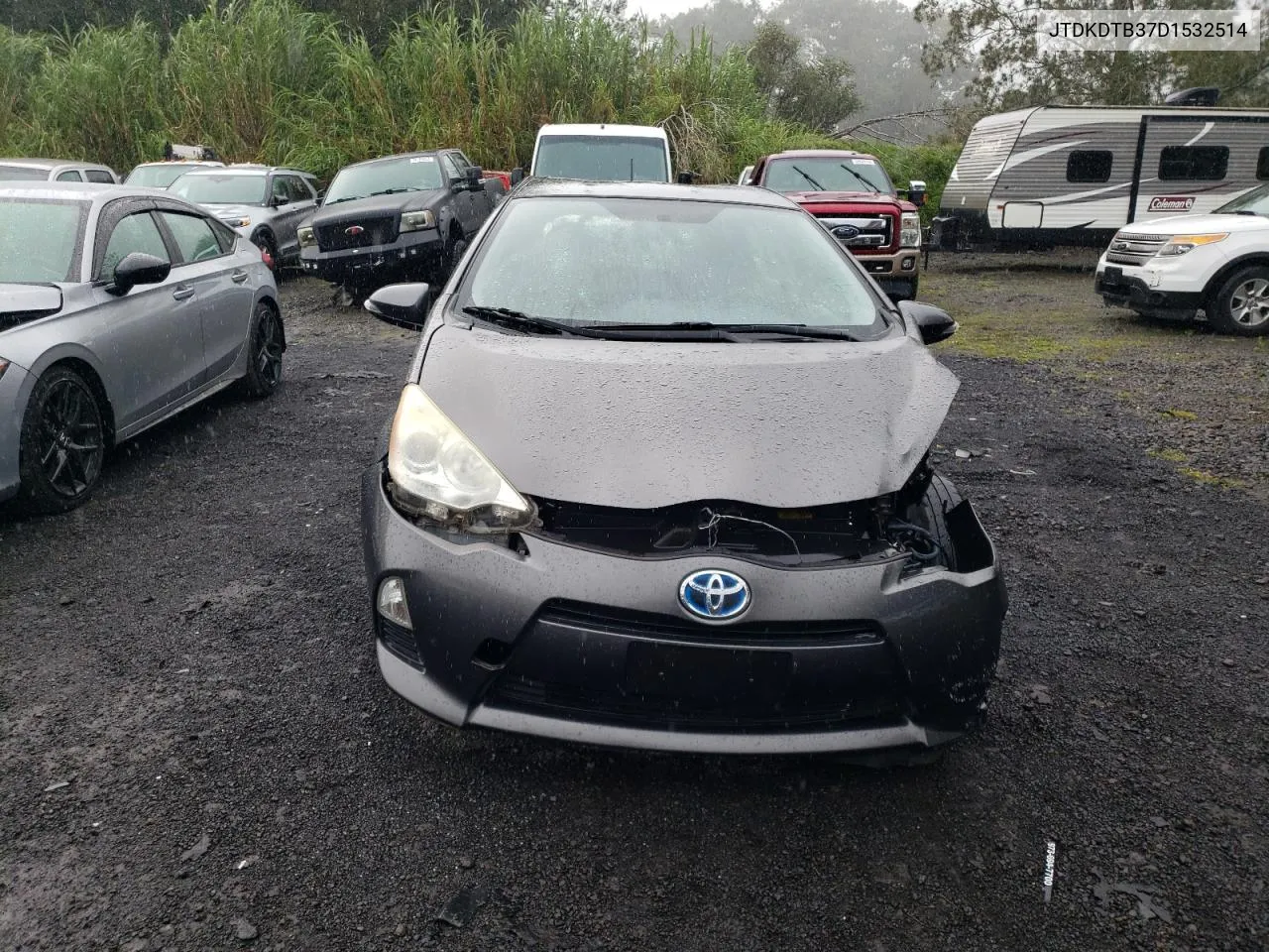 2013 Toyota Prius C VIN: JTDKDTB37D1532514 Lot: 69536534