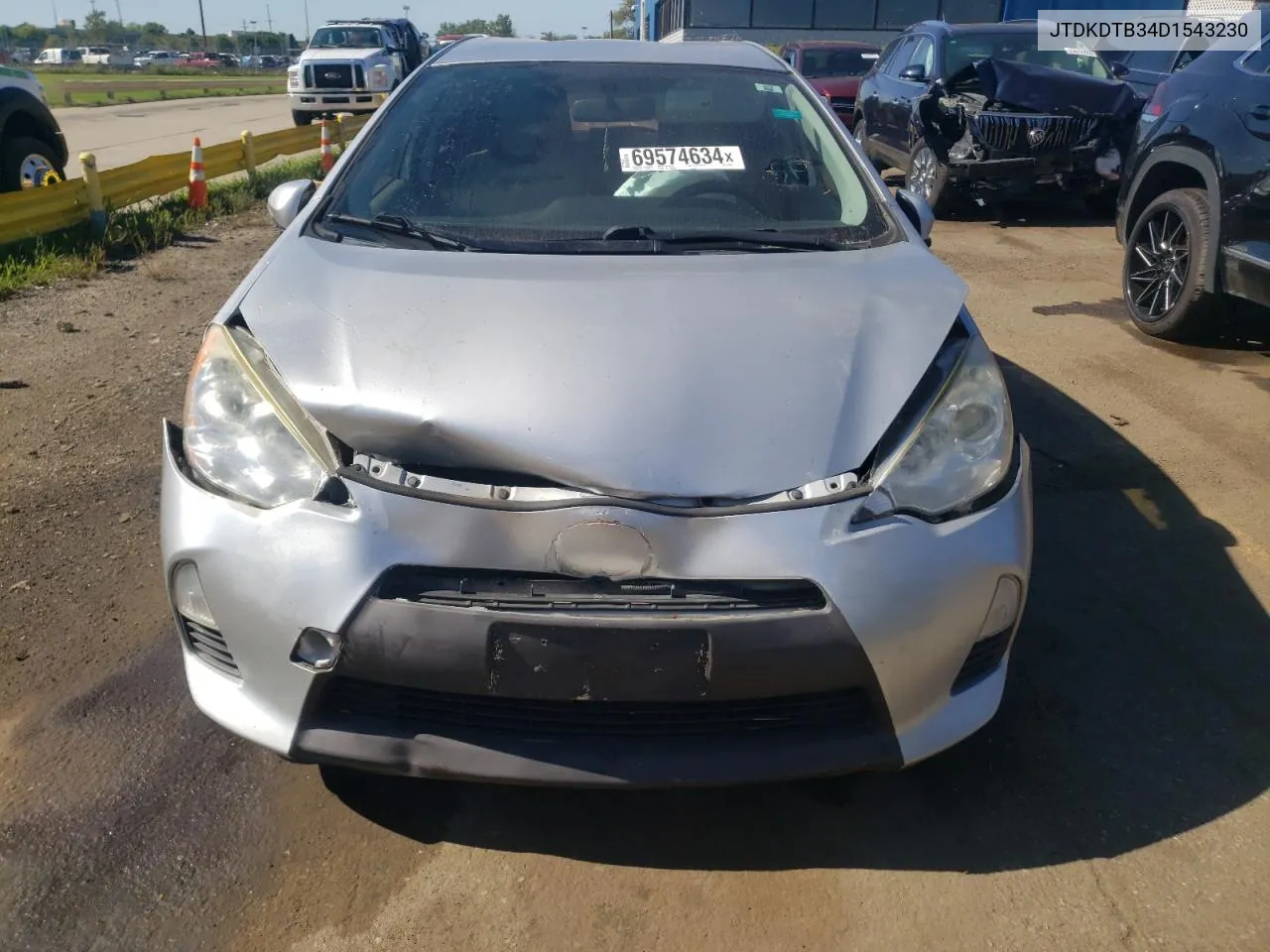 JTDKDTB34D1543230 2013 Toyota Prius C