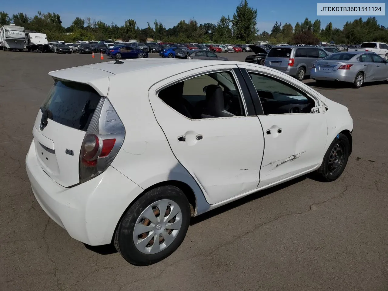 2013 Toyota Prius C VIN: JTDKDTB36D1541124 Lot: 69634864