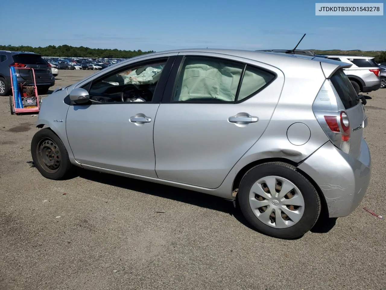 2013 Toyota Prius C VIN: JTDKDTB3XD1543278 Lot: 69646564