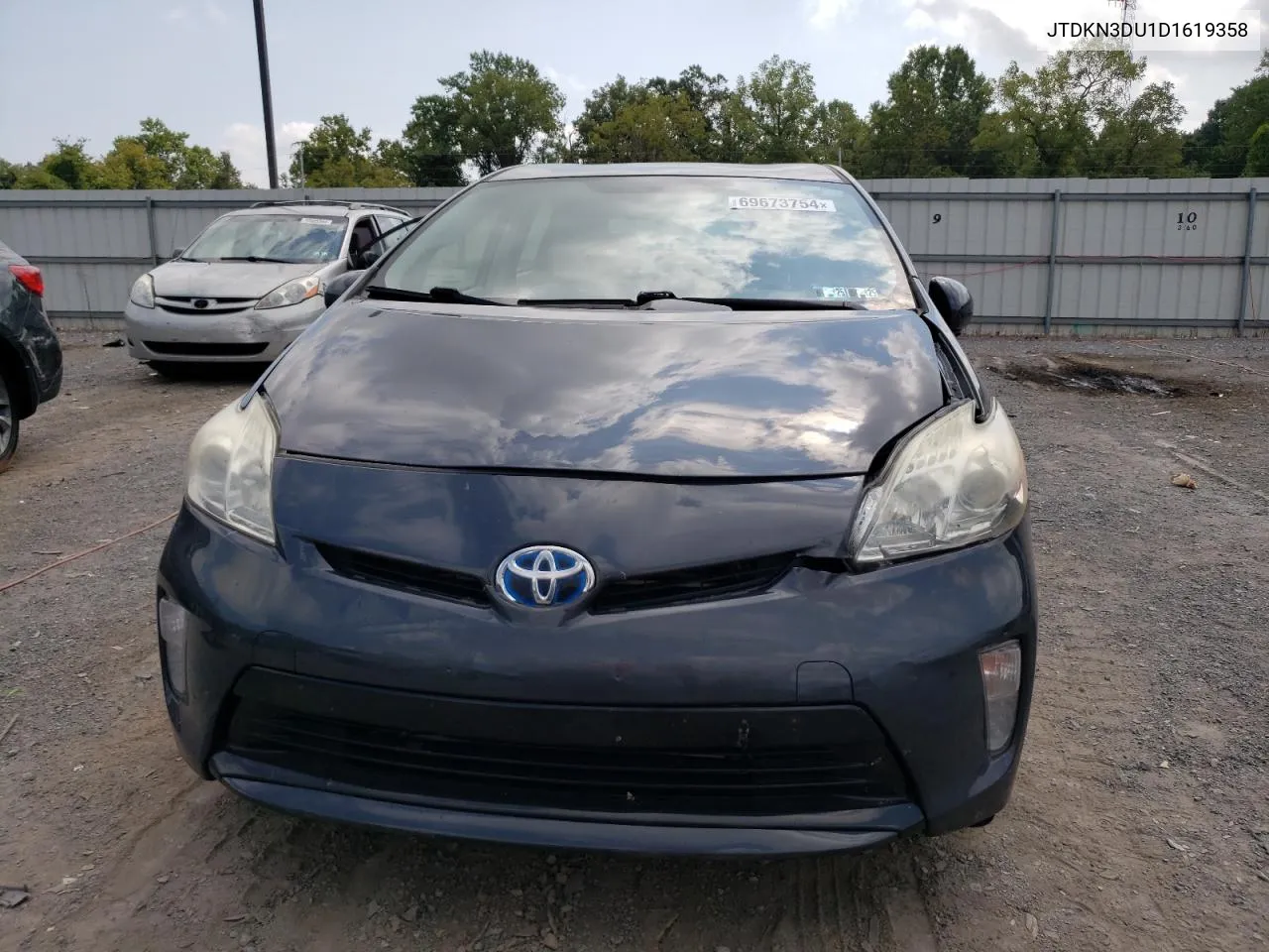 2013 Toyota Prius VIN: JTDKN3DU1D1619358 Lot: 69673754