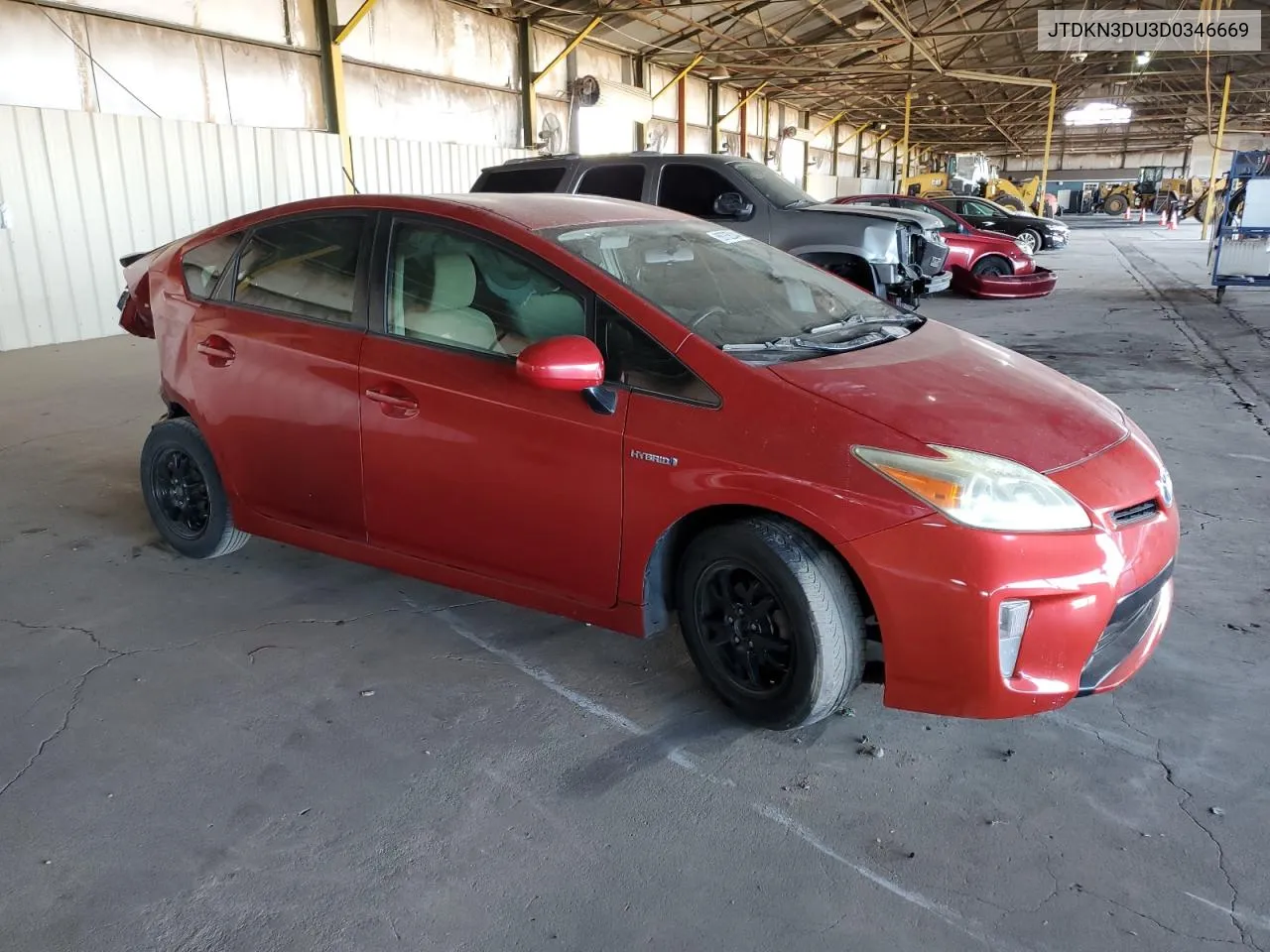 2013 Toyota Prius VIN: JTDKN3DU3D0346669 Lot: 69763244