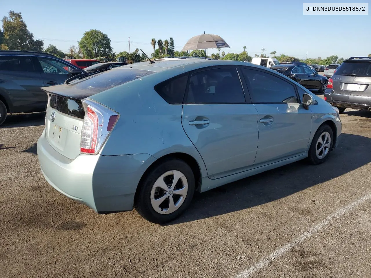 JTDKN3DU8D5618572 2013 Toyota Prius