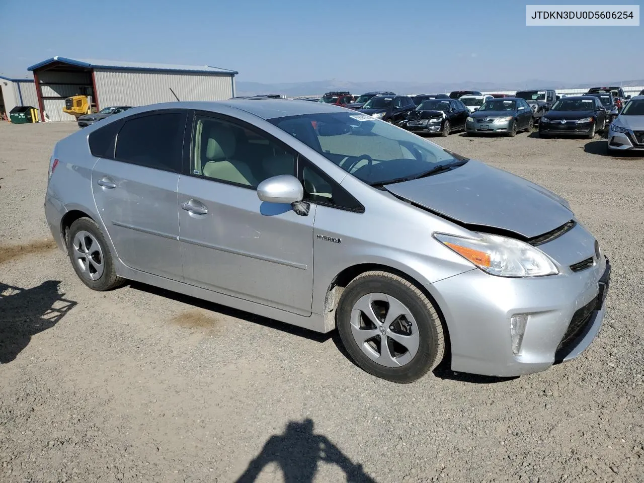 2013 Toyota Prius VIN: JTDKN3DU0D5606254 Lot: 69834424