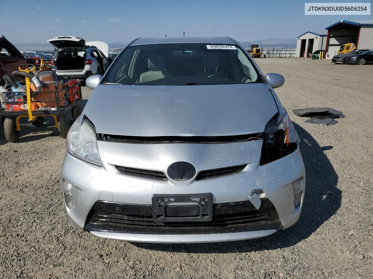 2013 Toyota Prius VIN: JTDKN3DU0D5606254 Lot: 69834424