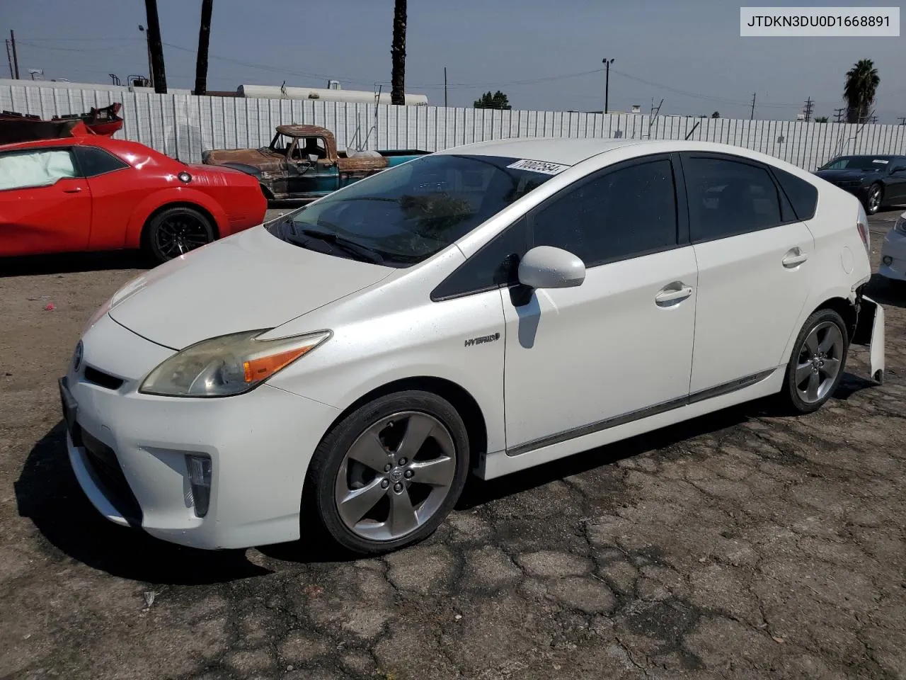 JTDKN3DU0D1668891 2013 Toyota Prius