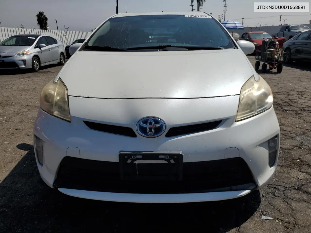 2013 Toyota Prius VIN: JTDKN3DU0D1668891 Lot: 70002584