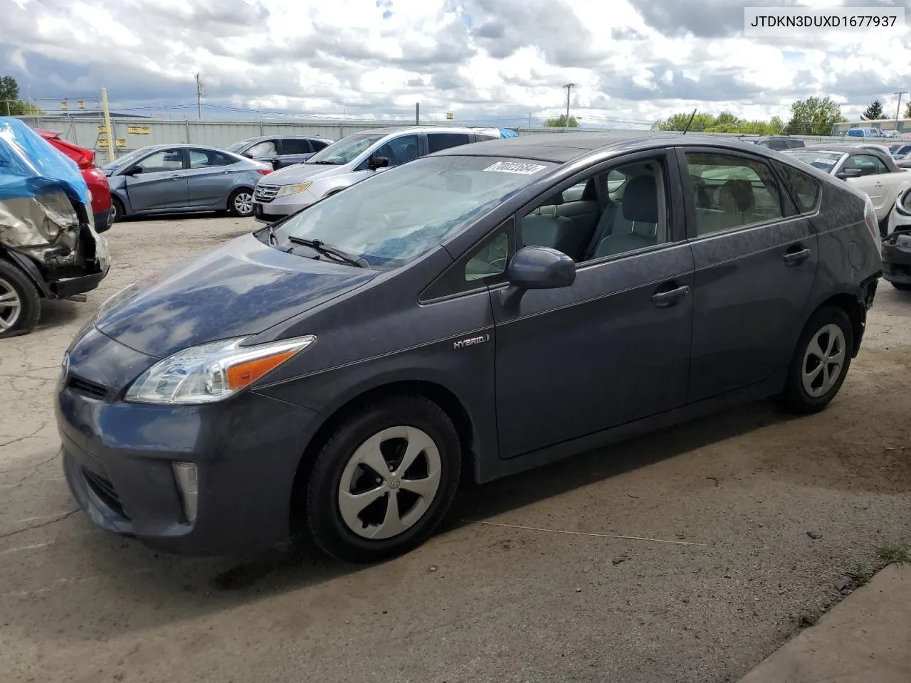 2013 Toyota Prius VIN: JTDKN3DUXD1677937 Lot: 70022684