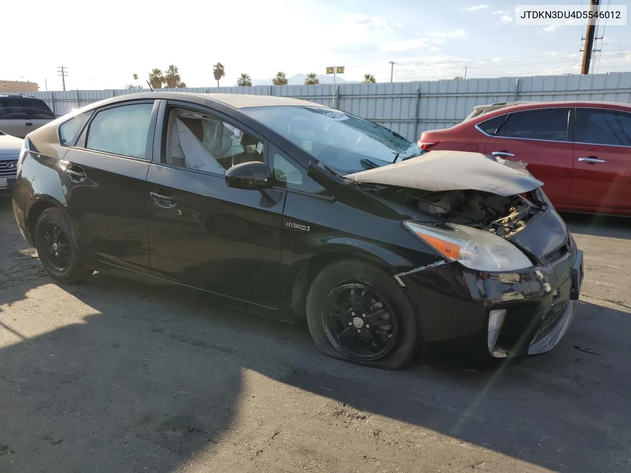 2013 Toyota Prius VIN: JTDKN3DU4D5546012 Lot: 70344514