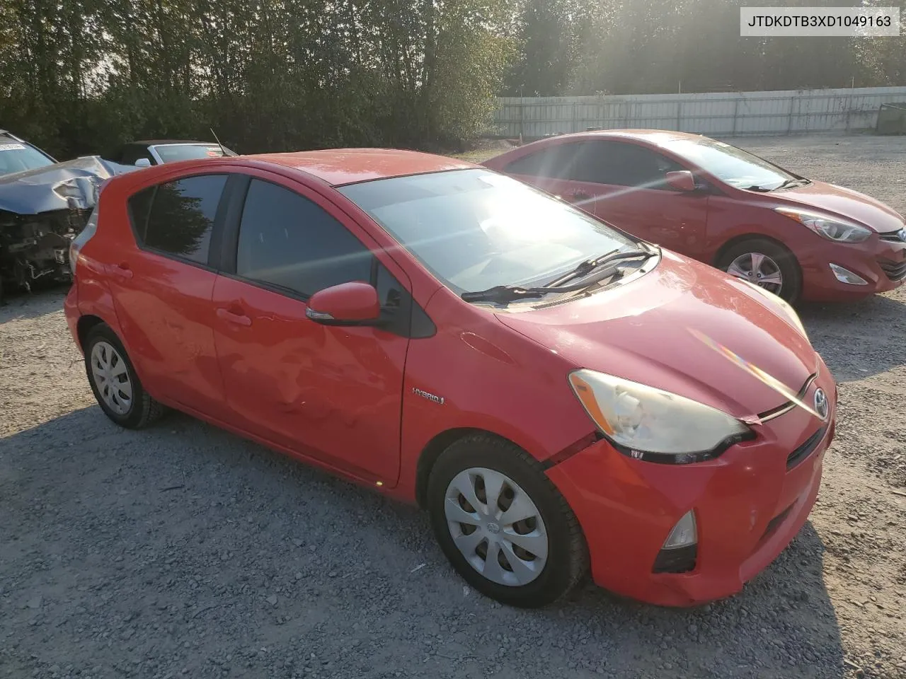 2013 Toyota Prius C VIN: JTDKDTB3XD1049163 Lot: 70465484