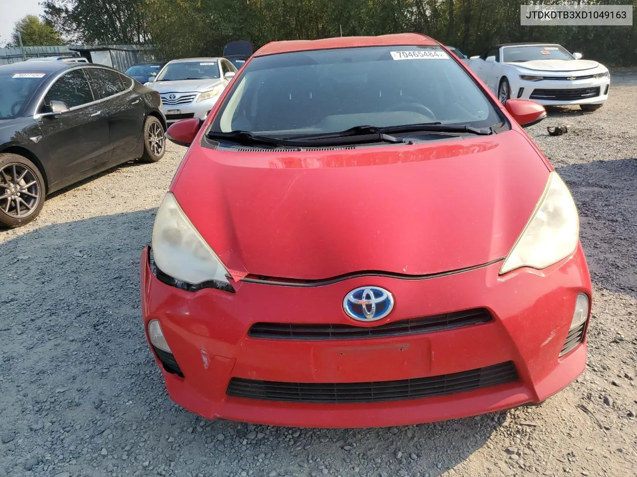 2013 Toyota Prius C VIN: JTDKDTB3XD1049163 Lot: 70465484