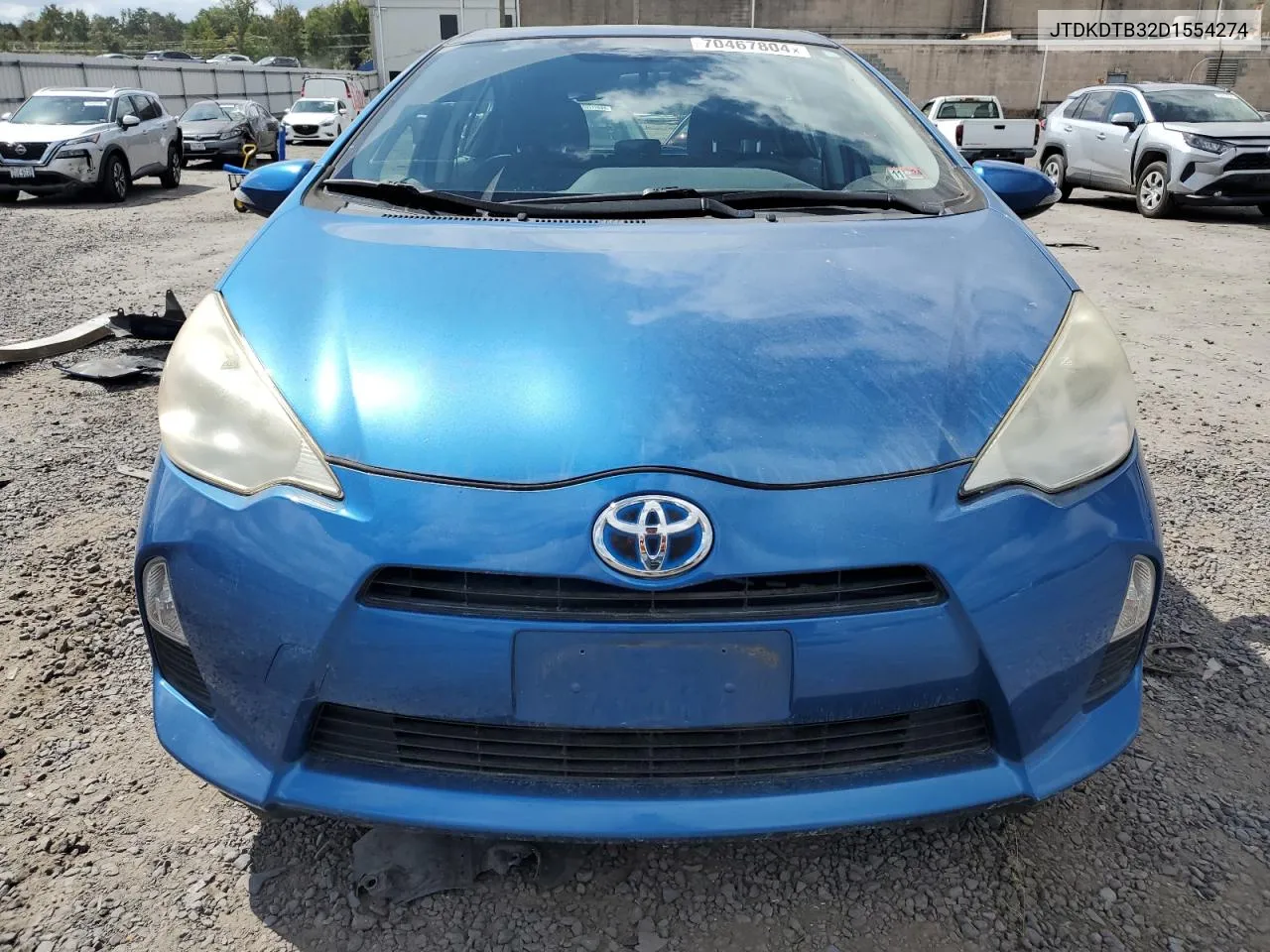 2013 Toyota Prius C VIN: JTDKDTB32D1554274 Lot: 70467804