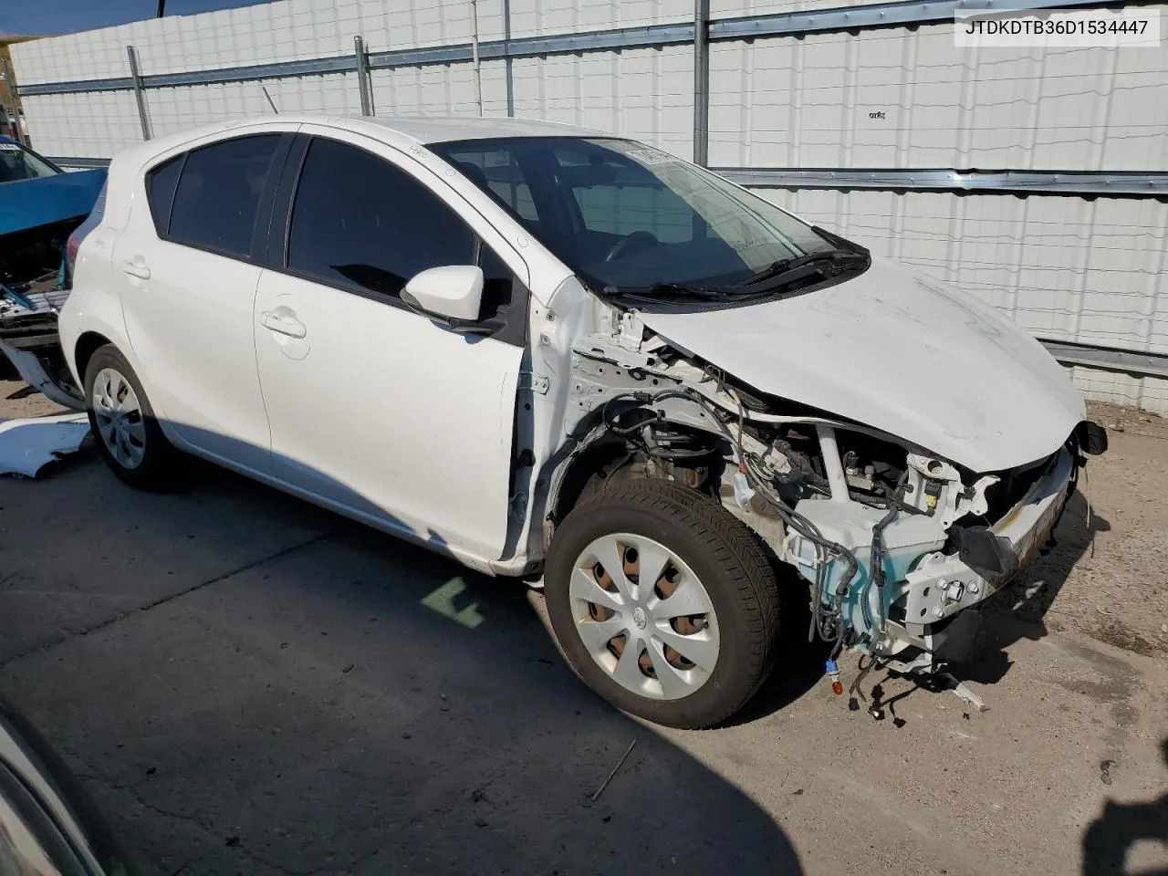 2013 Toyota Prius C VIN: JTDKDTB36D1534447 Lot: 70487194