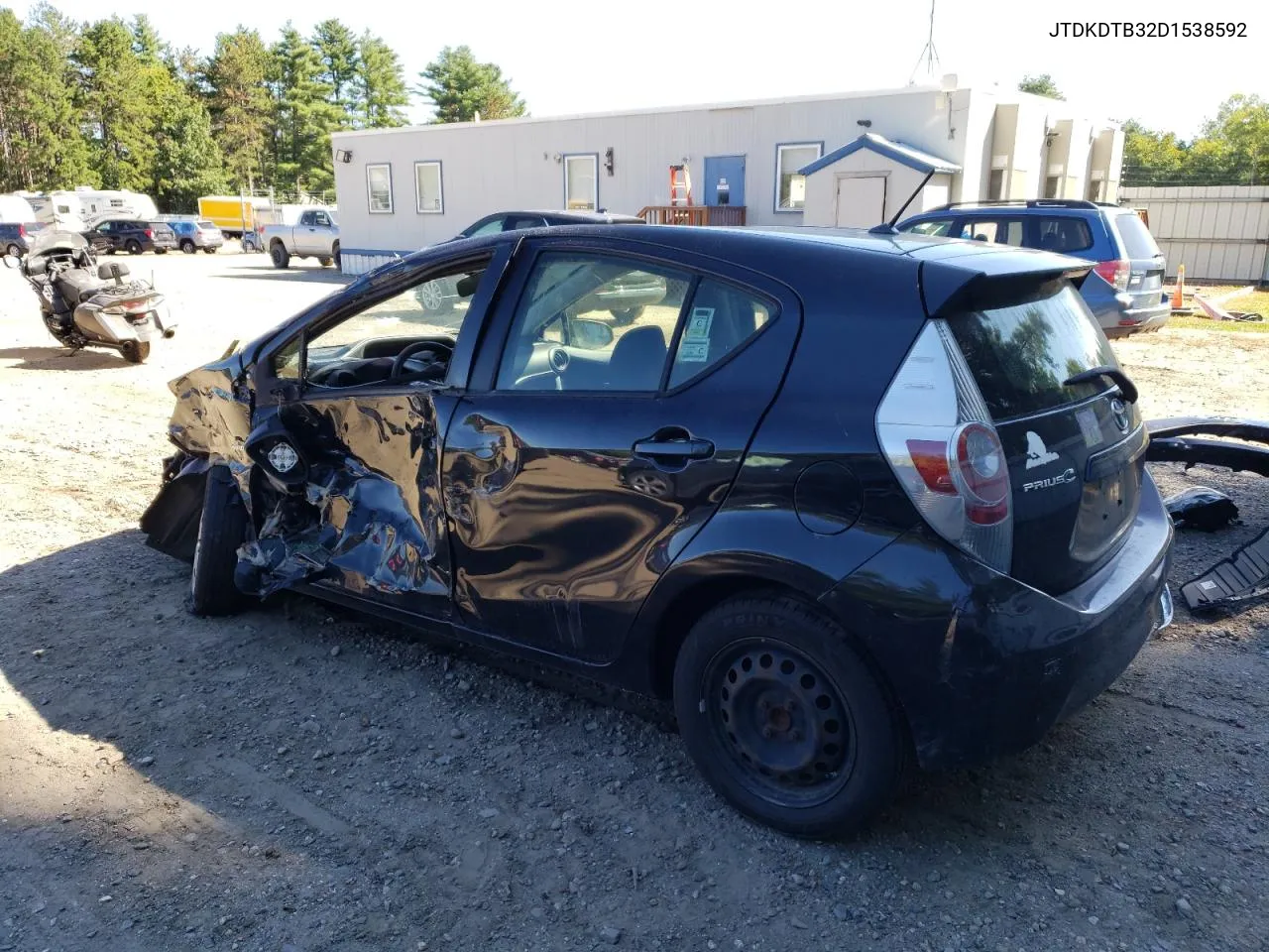 2013 Toyota Prius C VIN: JTDKDTB32D1538592 Lot: 70564014