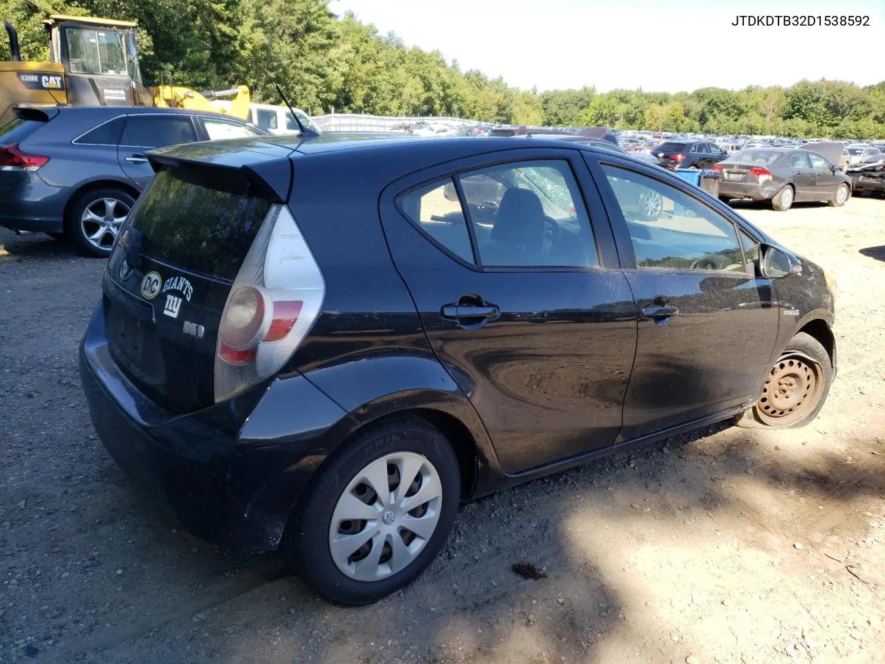 2013 Toyota Prius C VIN: JTDKDTB32D1538592 Lot: 70564014