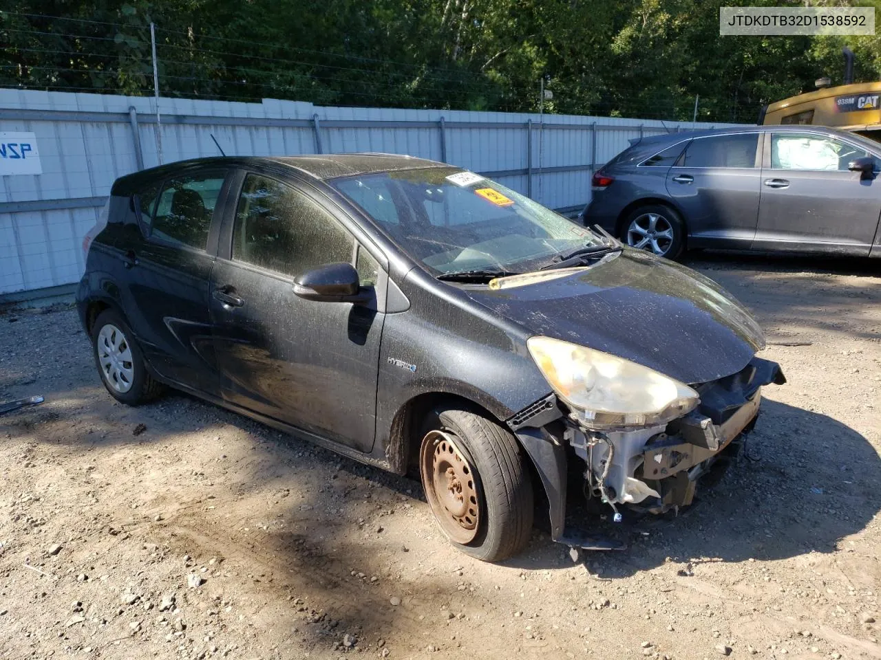 2013 Toyota Prius C VIN: JTDKDTB32D1538592 Lot: 70564014