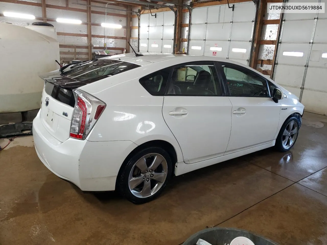 2013 Toyota Prius VIN: JTDKN3DUXD5619884 Lot: 70722094