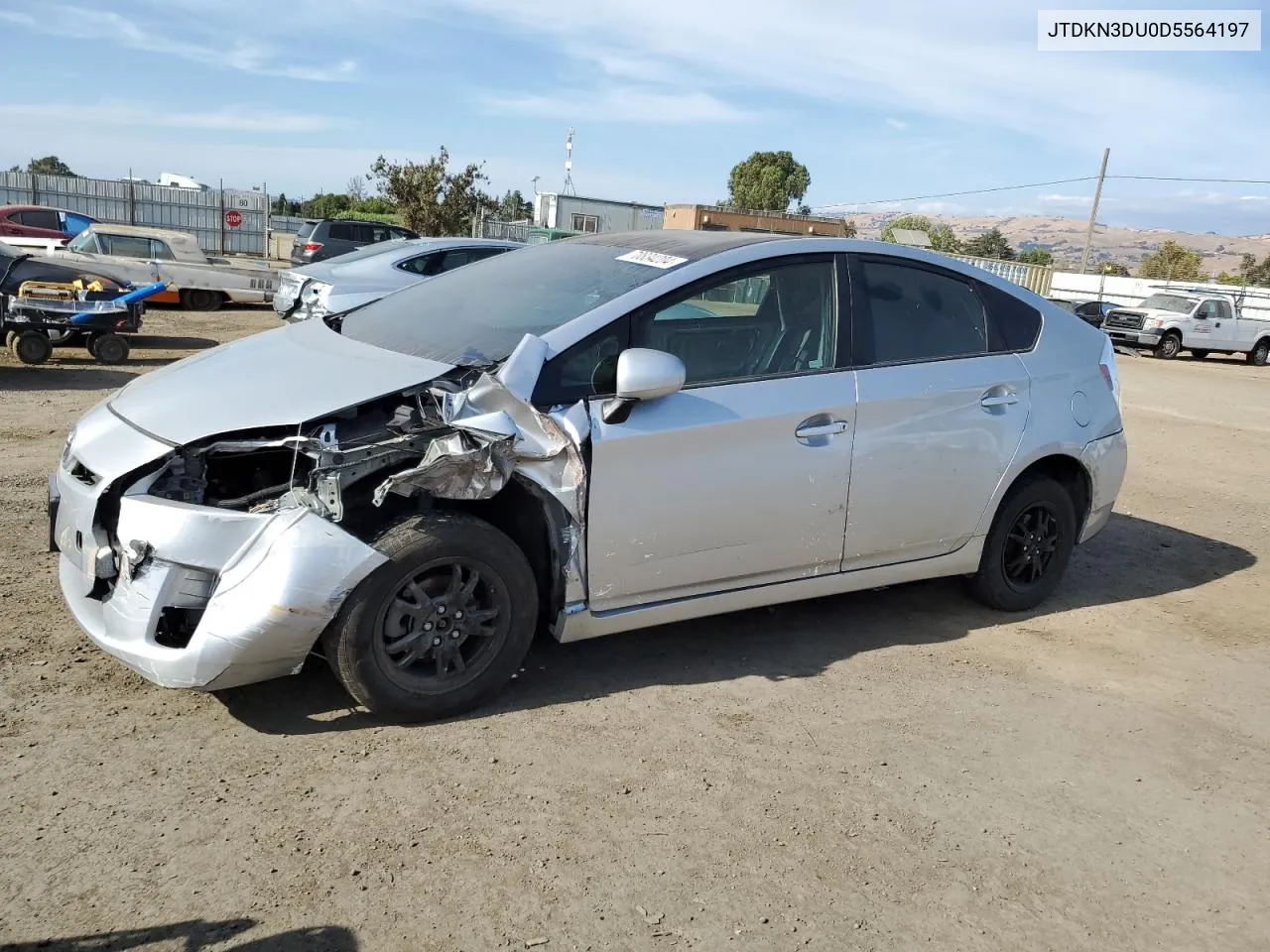 2013 Toyota Prius VIN: JTDKN3DU0D5564197 Lot: 70834204