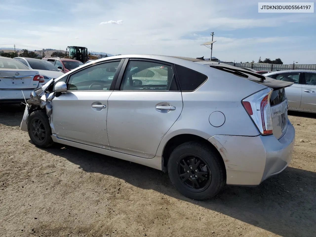 2013 Toyota Prius VIN: JTDKN3DU0D5564197 Lot: 70834204