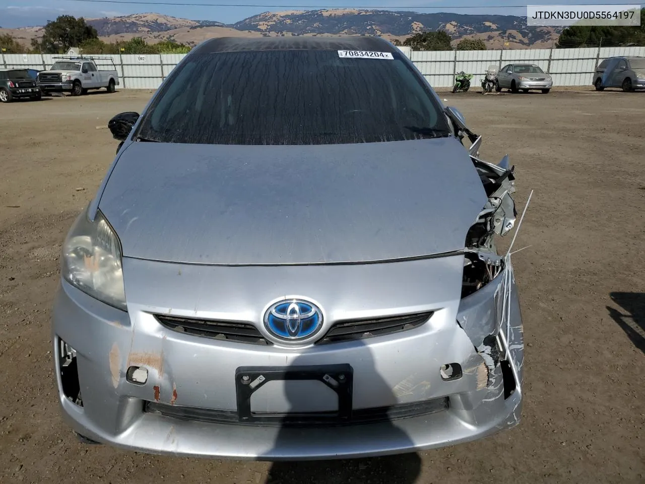 2013 Toyota Prius VIN: JTDKN3DU0D5564197 Lot: 70834204