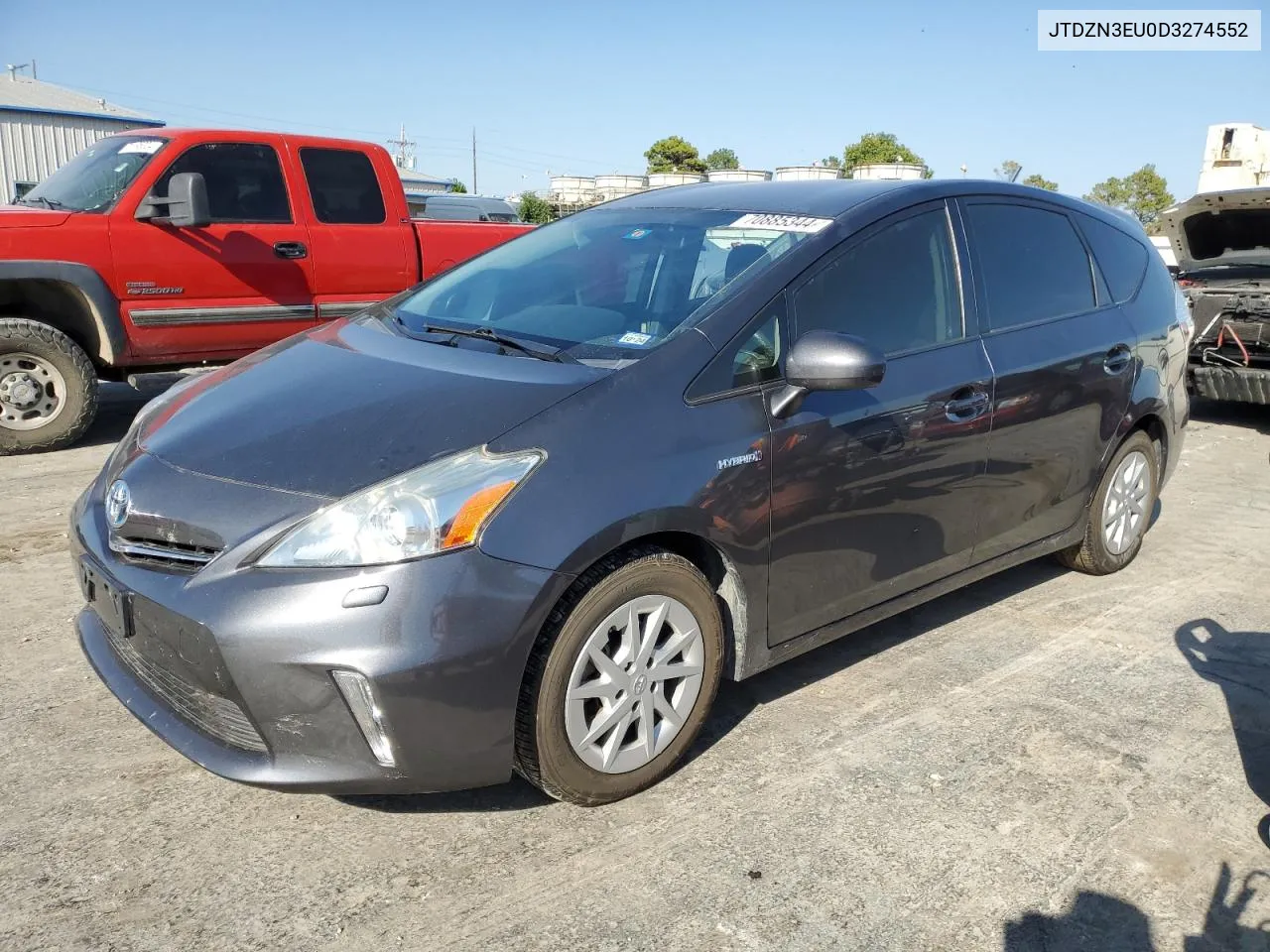 2013 Toyota Prius V VIN: JTDZN3EU0D3274552 Lot: 70885344