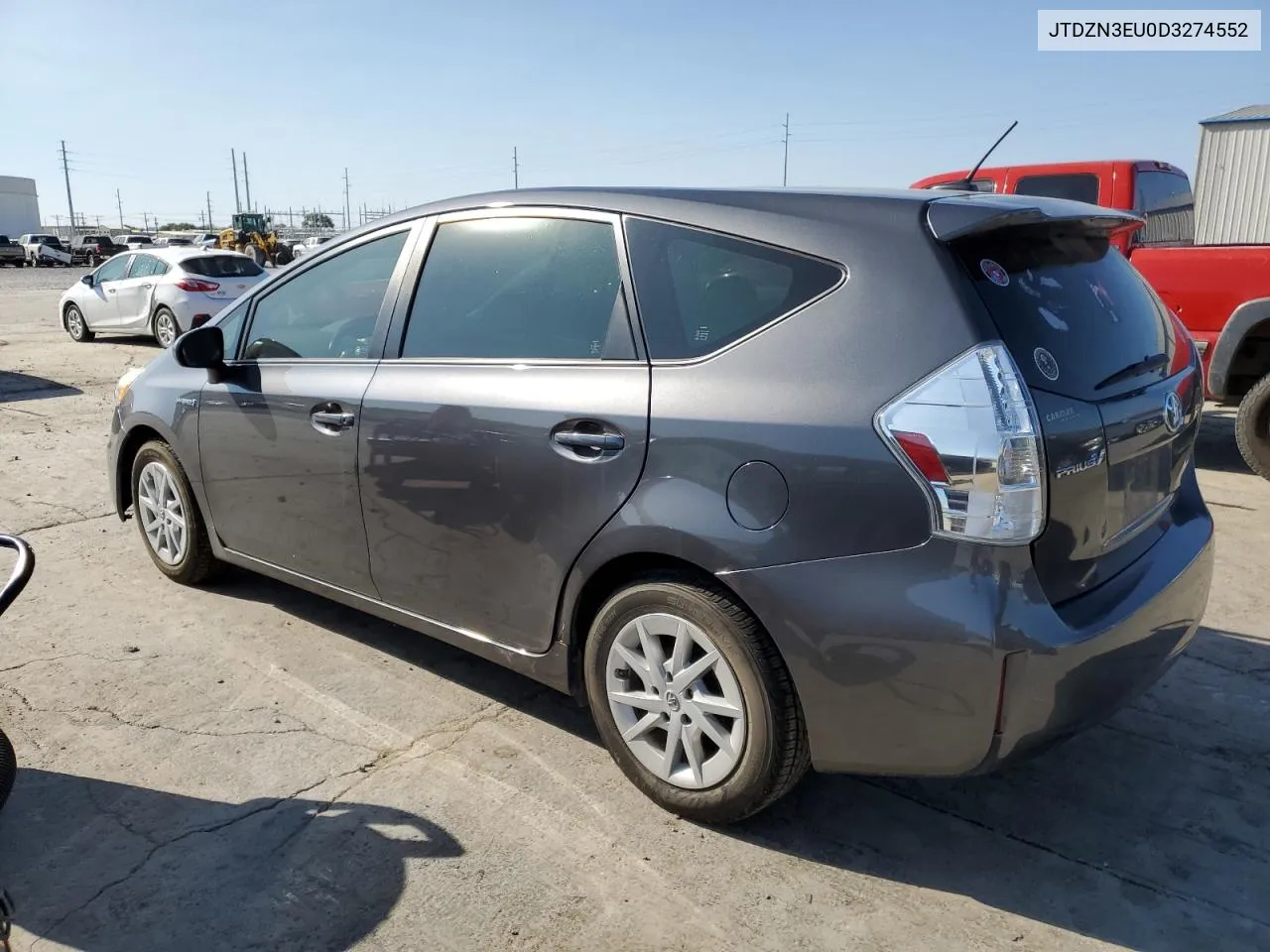 2013 Toyota Prius V VIN: JTDZN3EU0D3274552 Lot: 70885344