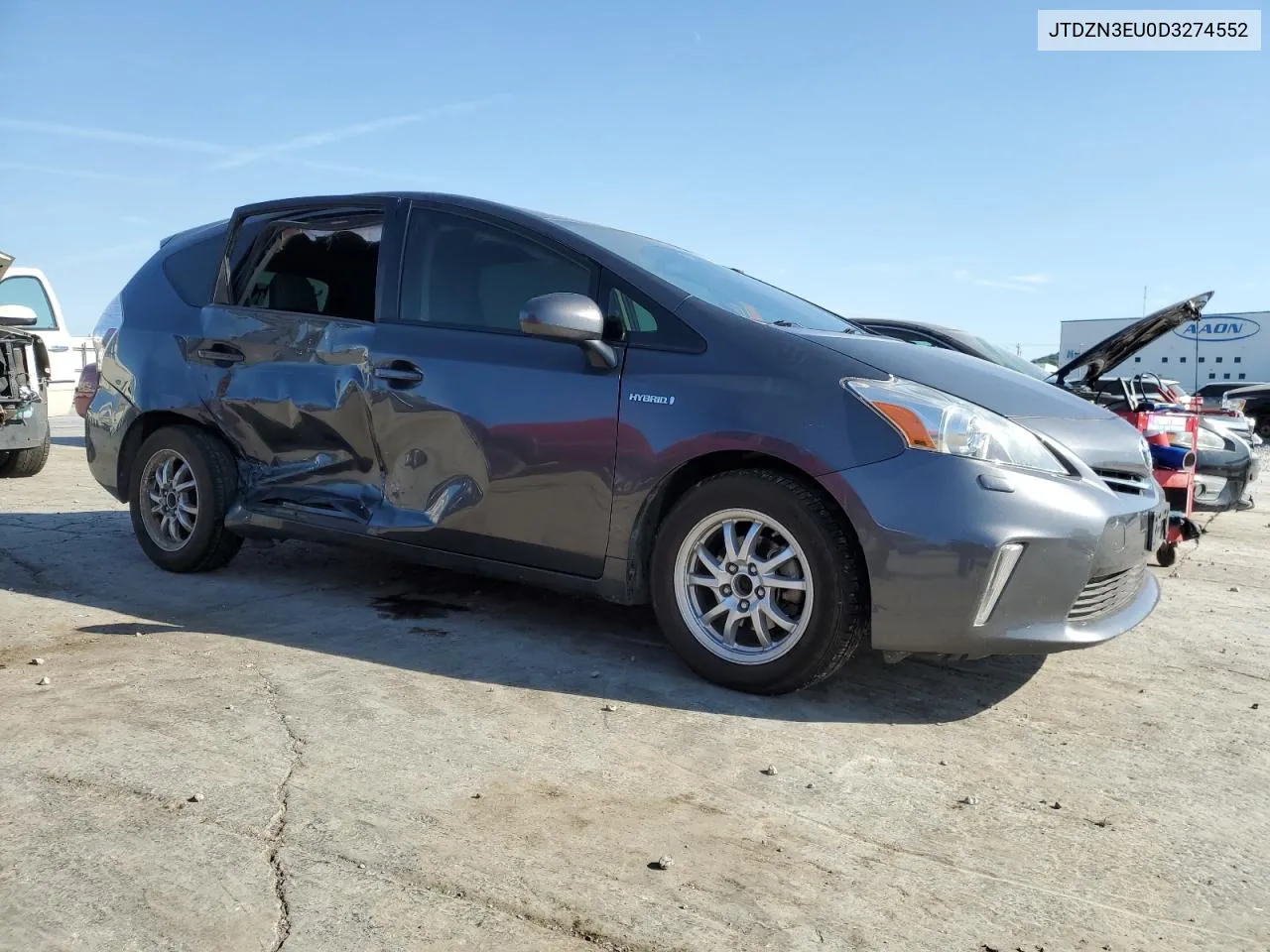 2013 Toyota Prius V VIN: JTDZN3EU0D3274552 Lot: 70885344