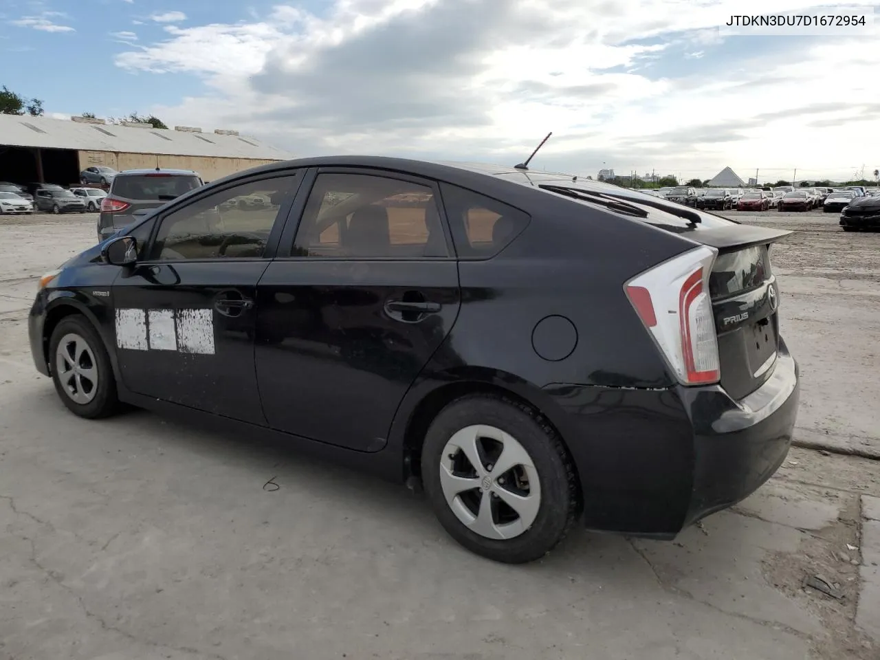 2013 Toyota Prius VIN: JTDKN3DU7D1672954 Lot: 70891134