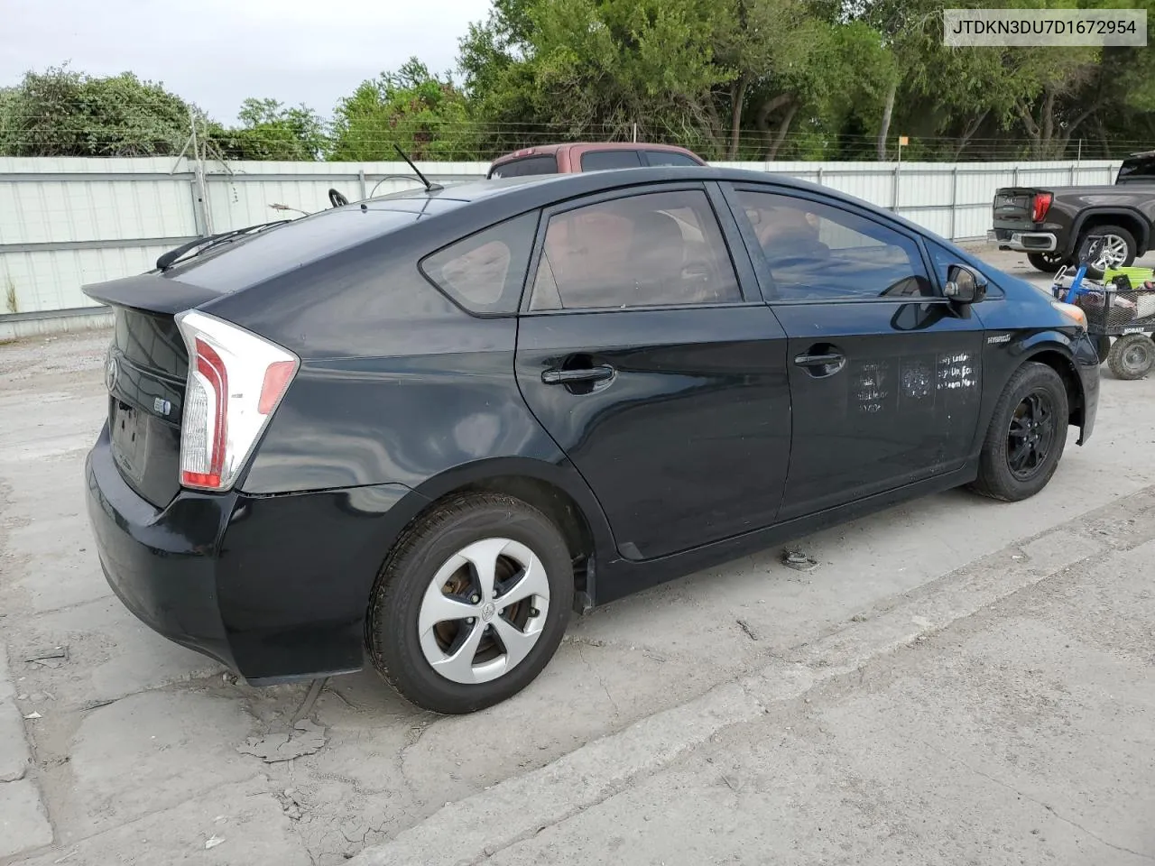 2013 Toyota Prius VIN: JTDKN3DU7D1672954 Lot: 70891134