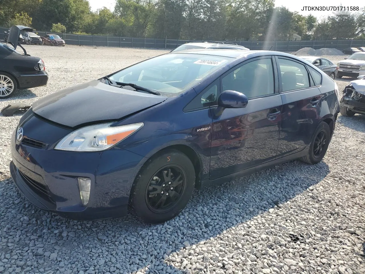 2013 Toyota Prius VIN: JTDKN3DU7D1711588 Lot: 70974604