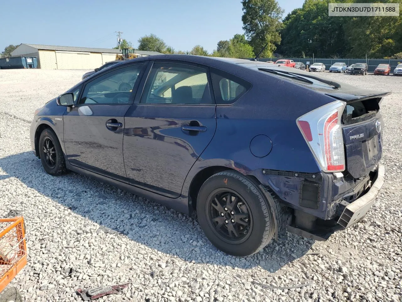 JTDKN3DU7D1711588 2013 Toyota Prius