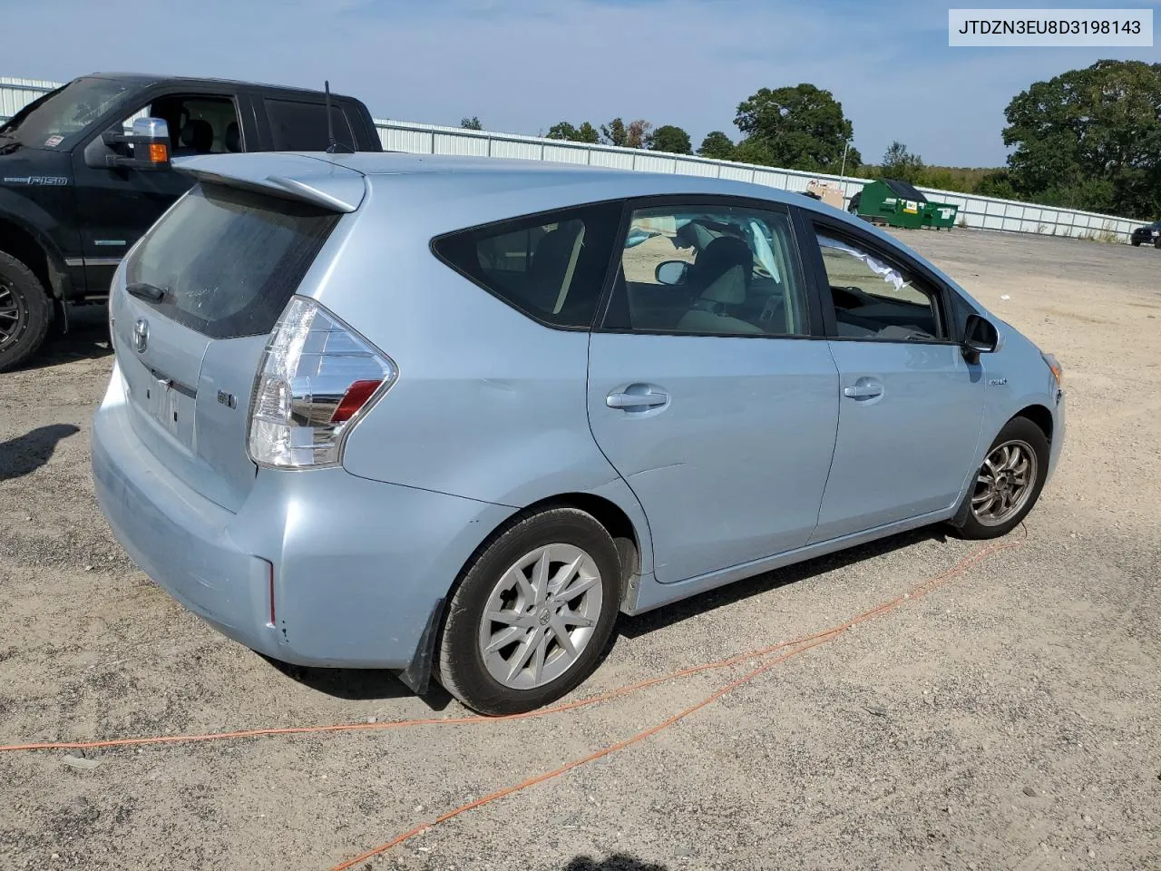 2013 Toyota Prius V VIN: JTDZN3EU8D3198143 Lot: 71004044