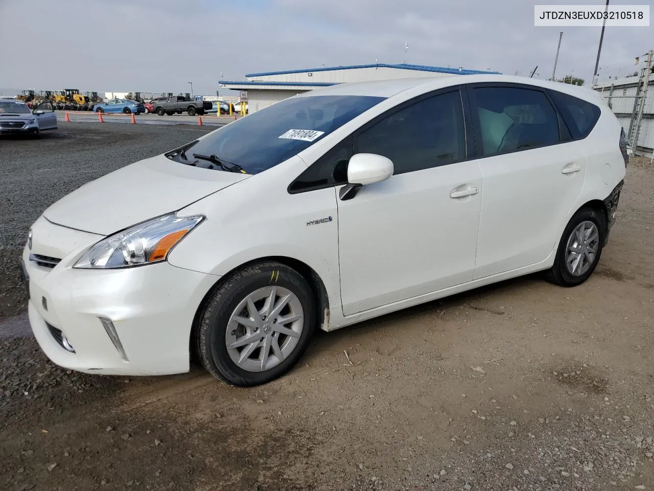 2013 Toyota Prius V VIN: JTDZN3EUXD3210518 Lot: 71091804