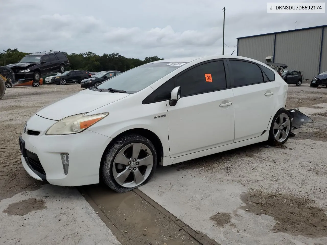 JTDKN3DU7D5592174 2013 Toyota Prius