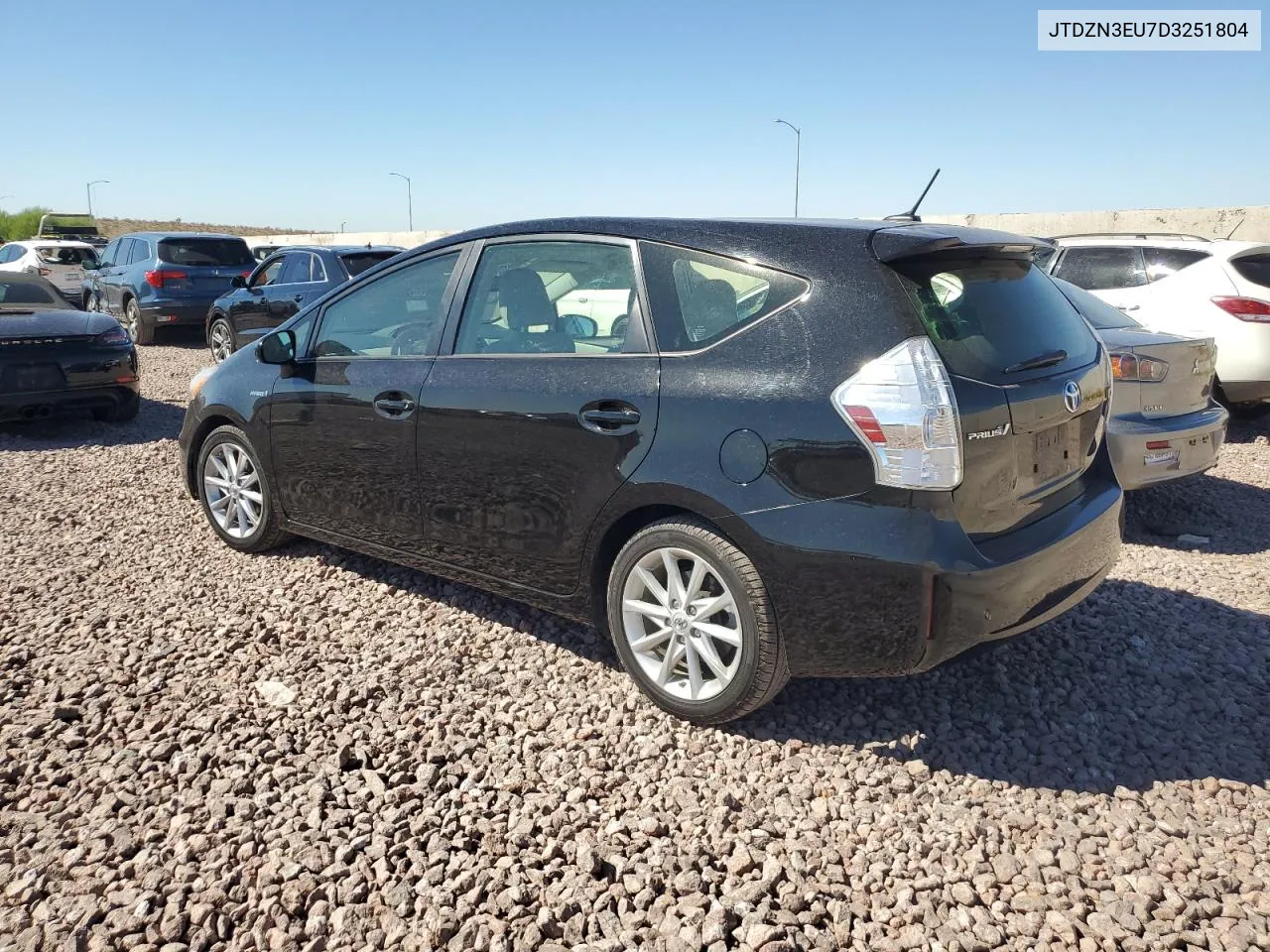 2013 Toyota Prius V VIN: JTDZN3EU7D3251804 Lot: 71305564