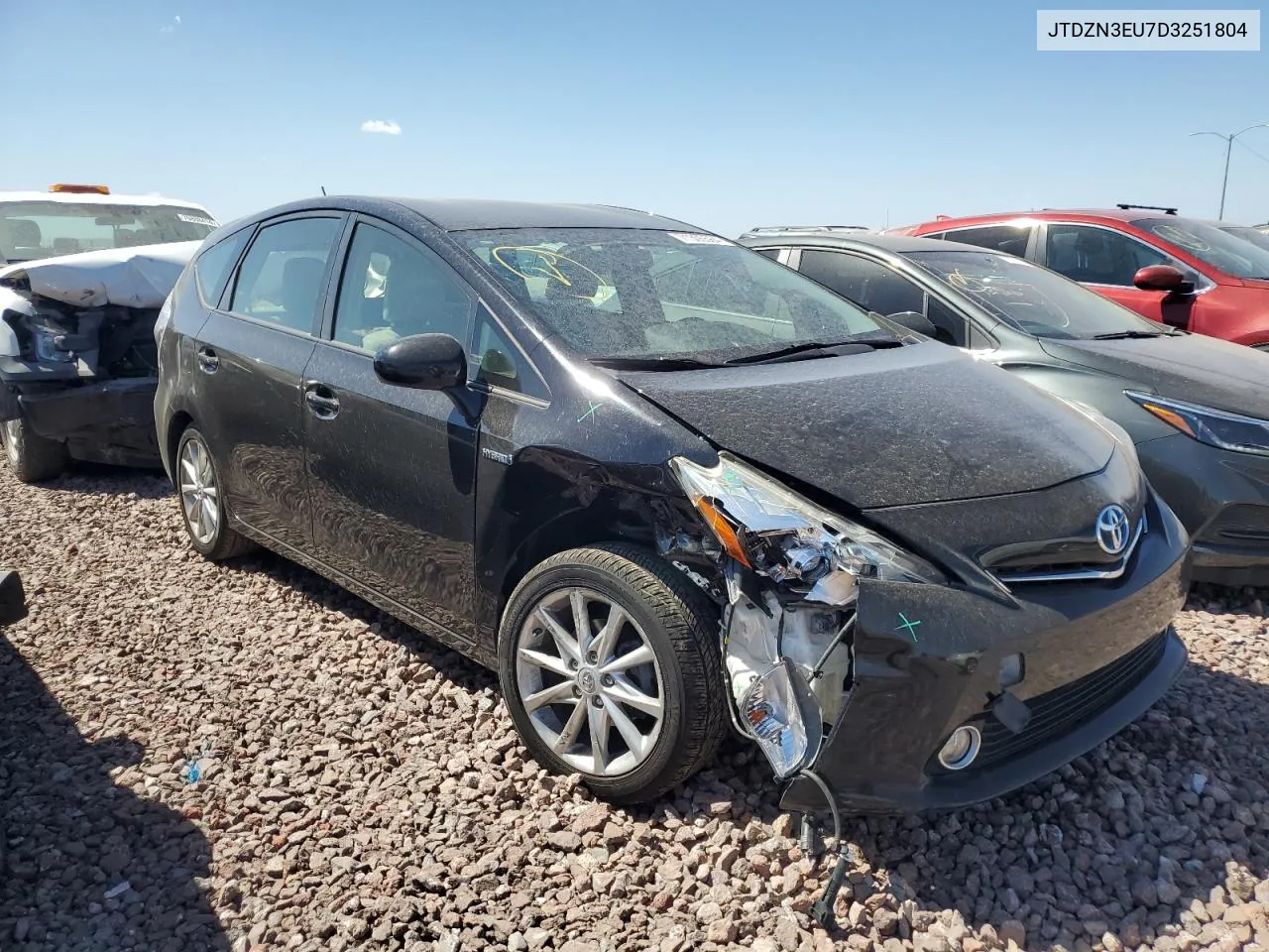 2013 Toyota Prius V VIN: JTDZN3EU7D3251804 Lot: 71305564