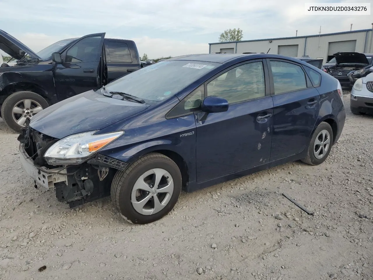 JTDKN3DU2D0343276 2013 Toyota Prius