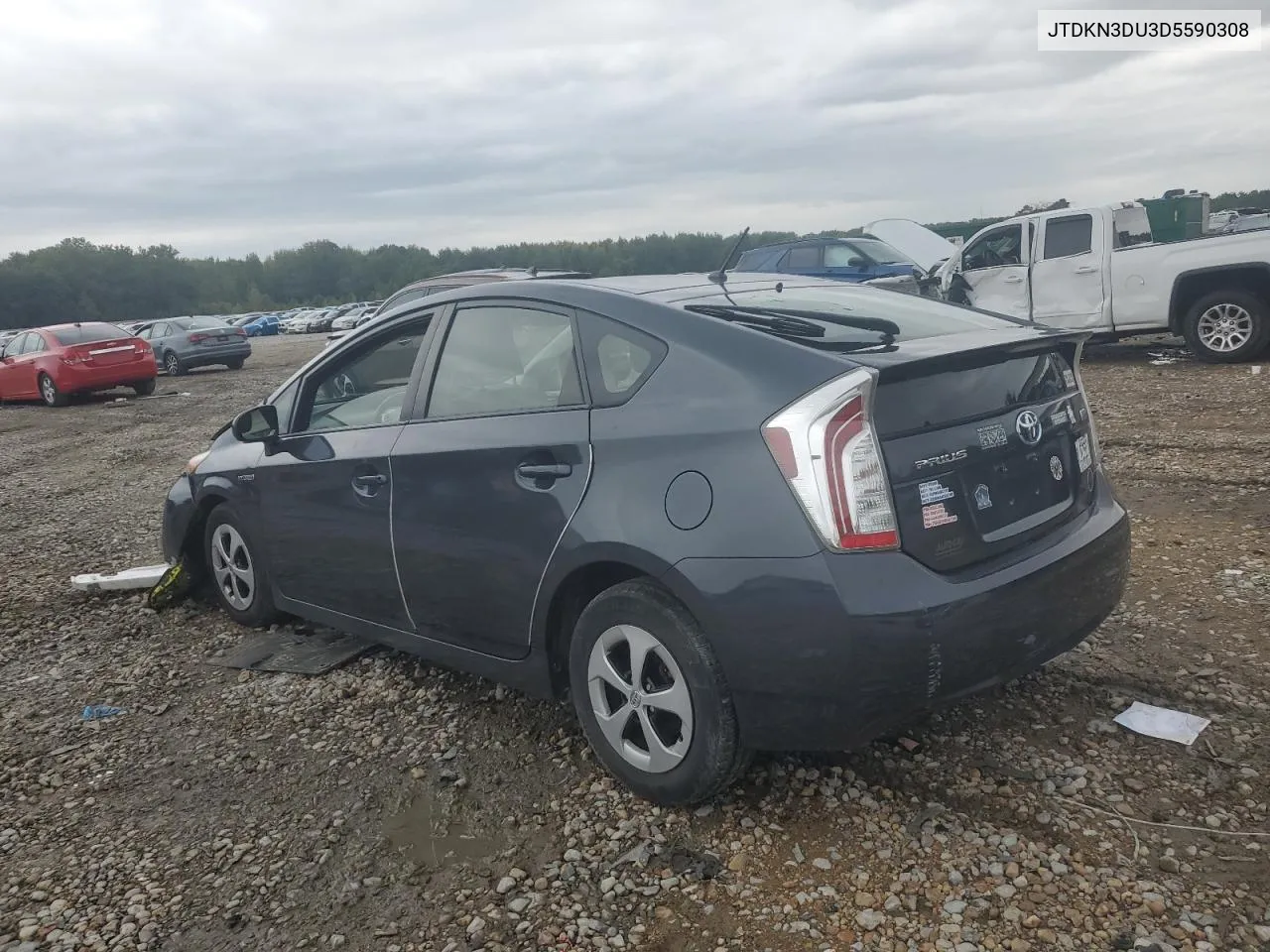 JTDKN3DU3D5590308 2013 Toyota Prius