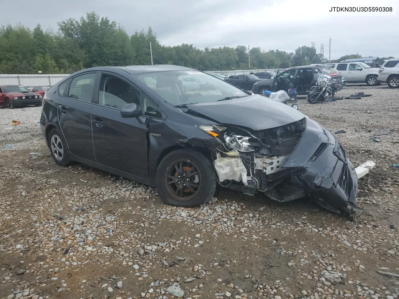 2013 Toyota Prius VIN: JTDKN3DU3D5590308 Lot: 71426074