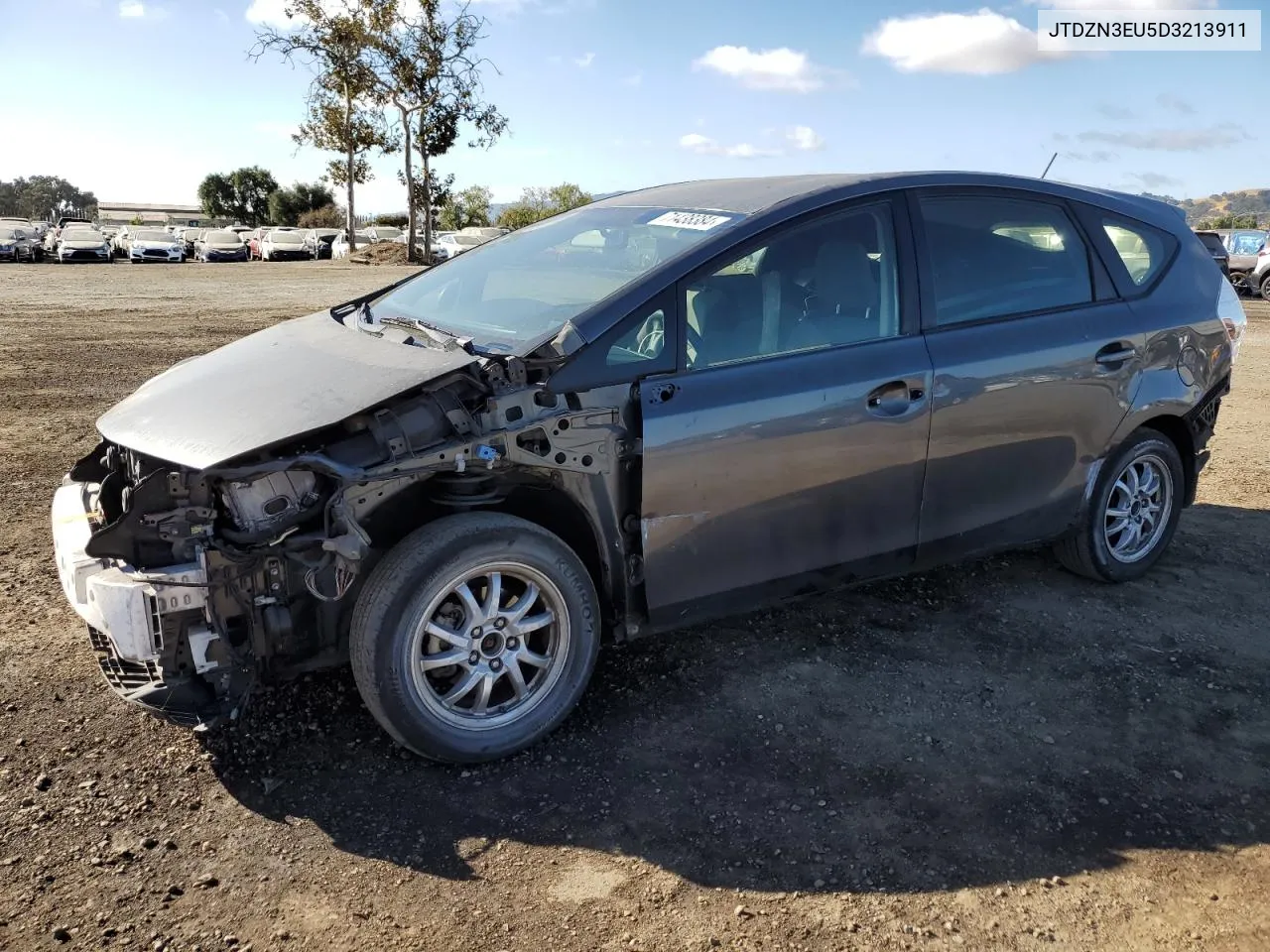 2013 Toyota Prius V VIN: JTDZN3EU5D3213911 Lot: 71438384