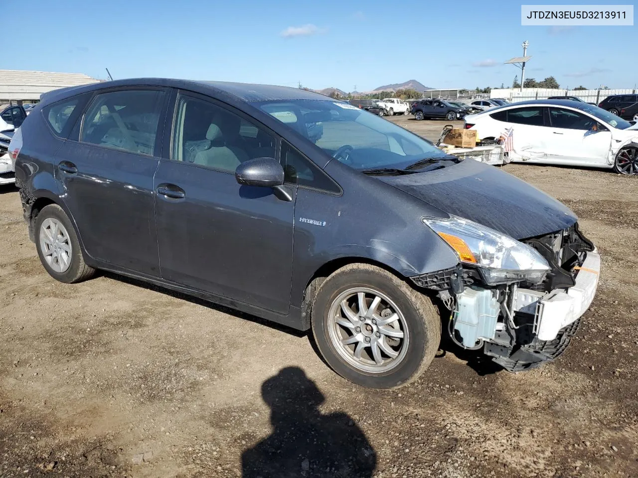 2013 Toyota Prius V VIN: JTDZN3EU5D3213911 Lot: 71438384