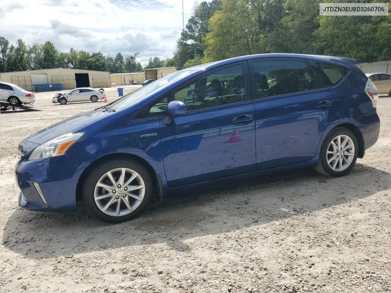 2013 Toyota Prius V VIN: JTDZN3EU8D3260706 Lot: 71522204