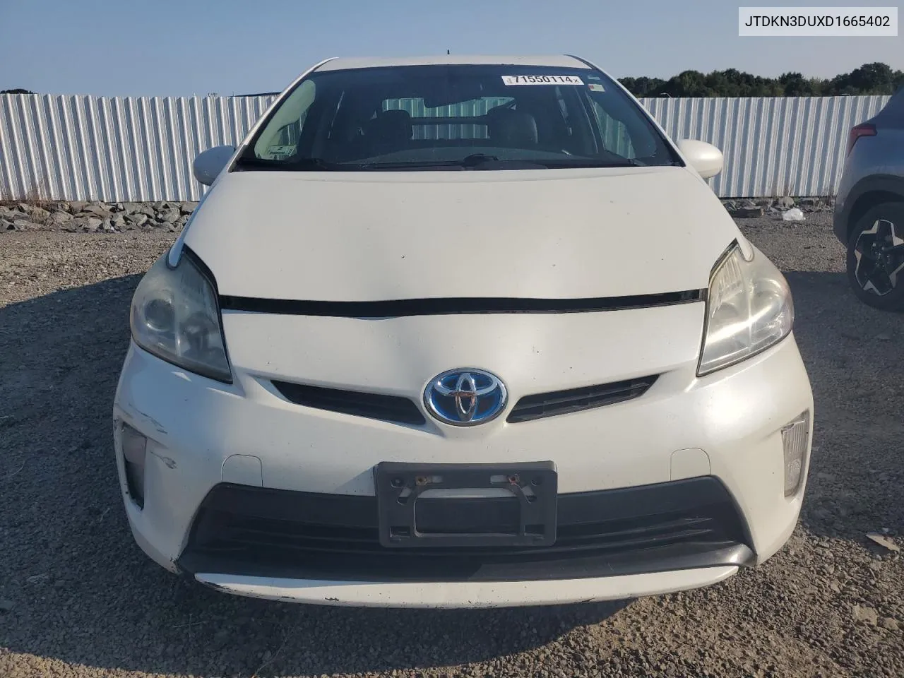 2013 Toyota Prius VIN: JTDKN3DUXD1665402 Lot: 71550114